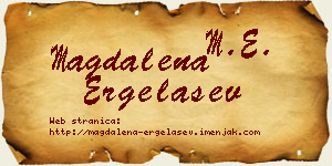 Magdalena Ergelašev vizit kartica